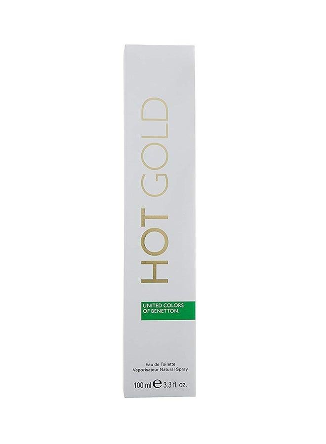 Benetton Hot Gold EDT 100ml - Image 3
