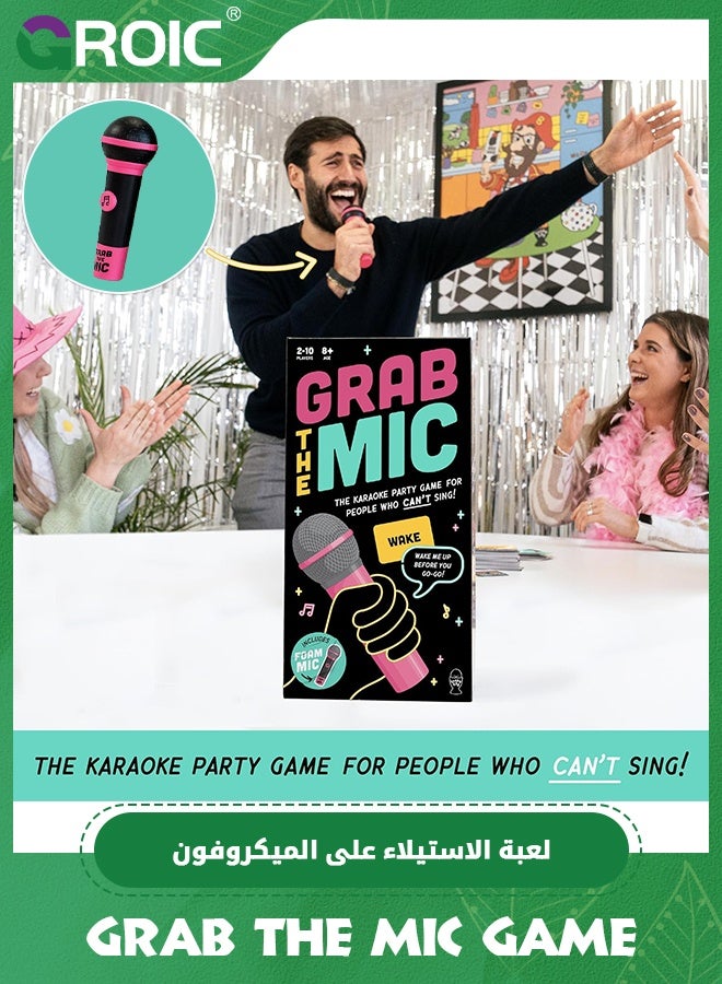 GROIC Music Grab Game for Party - Music Board Game Design for Bad Singers 125 Cards with 250 Song Lyric and 5 Blank Card for 2-10 Players Gift for Game Nights & Birthday Party, Kids Gift - Image 2