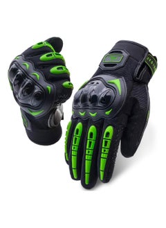 Bike Kit Touchscreen Motorcycle Full Finger Gloves for Men Women, Hard Knuckle Motorbike Gloves  - Image 1