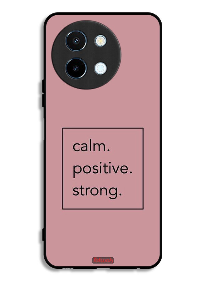Tolwak Vivo Y38 5G Protective Case Cover Calm Positive Strong - Image 1