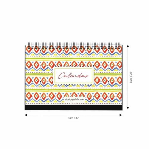 COI 6 Sheet Undated Desk Calendar | Daily Planner & Monthly Organizer | Home & Office Use - Image 2