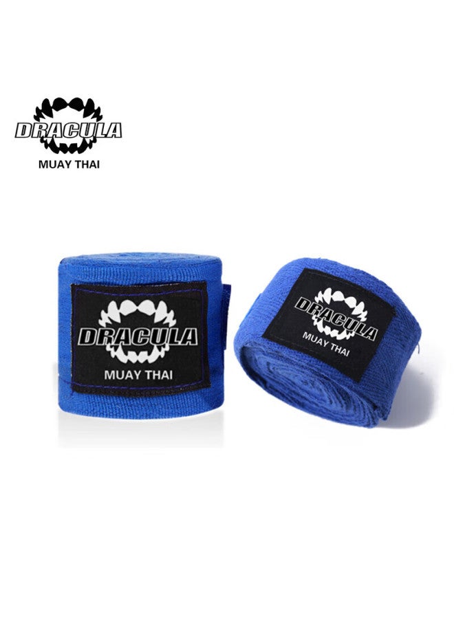 MUAYTHAI DRACULA Taekwondo Degula Boxing Hand Wraps, Sanda Fighting Taekwondo Sports Gloves Bandages, Black, 5m Per Pair - Image 5