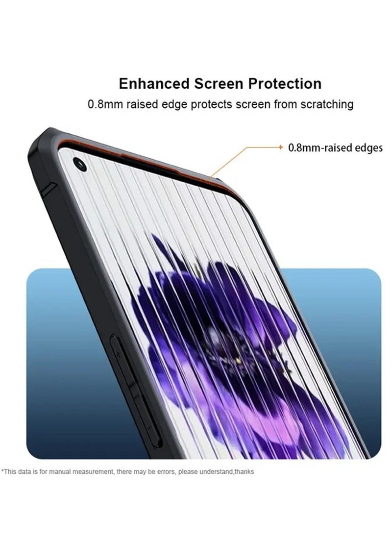 VKL - Nothing Phone 2 2023 Case with Integrated Camera Cover, [Grade Drop Tested] Slim Clear Back with Shockproof Soft TPU Bumper Frame Cover for Nothing Phone 2 - Image 1