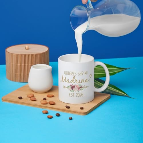 Dokazu Madrina Gifts In Spanish Taza Para Madrina Quieres Ser Mis Padrinos 2026 De Bautizo Godmother Proposal Quieres Ser Mi Madrina Godparent Coffee Mug Padrinos De Bautizo Propuesta Taza De Café 11oz - Image 5