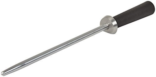 Shun Cutlery Sora 9" Combination Honing Steel, Smooth and Micro-Ribbed Honing Rod, Built-In Angle Guide, Pakkawood Handle, Japanese Knife Sharpener for Professional and Home Chefs - Image 4