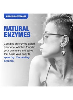 H2Ocean H2Ocean Piercing Aftercare Spray, Sea Salt Keloid & Bump Treatment, Wound Care Spray Organic Wound Wash For Ear, Nose, Naval, Oral Body Piercings 1.5oz  - Image 4