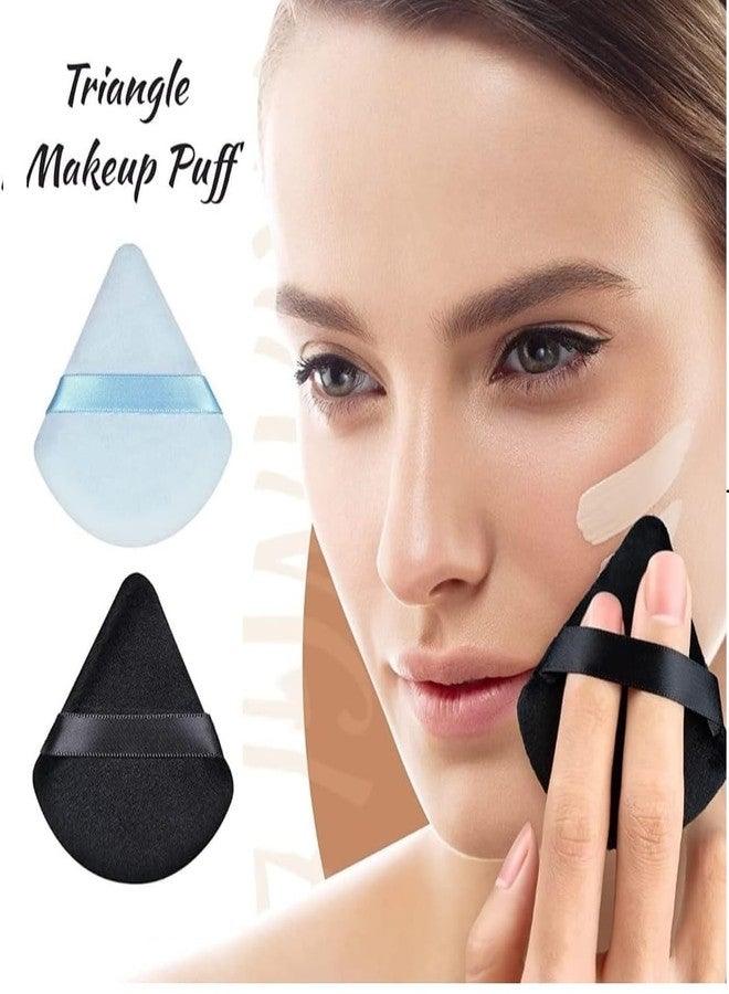 Gonegal Makeup All in One Soft Flat Foundation & concealer Brush With Big Heart & Pizza Puff. (Set Of-3) - Image 5