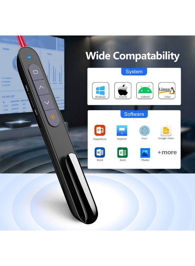 Chase Up N27 laser pointer,presentation pointer remote control,powerpoint wireless presenter remote - Image 3