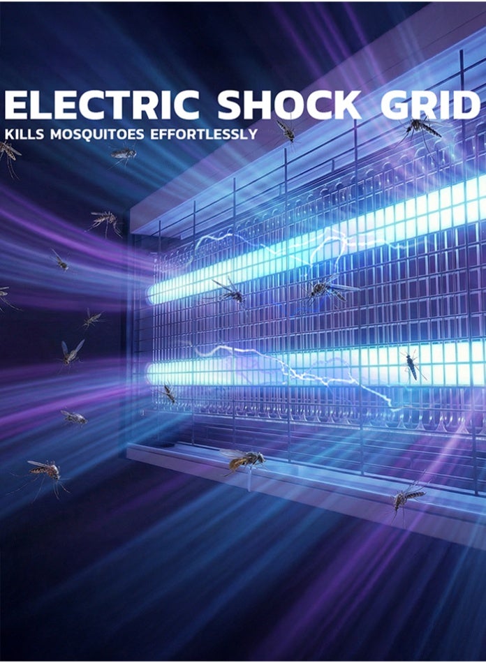 مودي قاتل الحشرات الطائر الكهربائي، مصباح قاتل البعوض، مصيدة حشرات قابلة للتعليق للاستخدام الداخلي والخارجي، مصيدة ذباب عالية الجهد، ضوء الأشعة فوق البنفسجية، مزيل للحشرات للمنزل والمكتب والمطبخ - Image 5