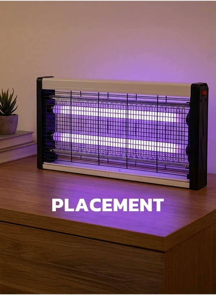 MODI Electric Flying Insect Killer Mosquito Killer Lamp Bug Zapper Hangable Indoor Outdoor Fly Trap High Voltage UV Light Insect Eliminator for Home Office Kitchen - Image 5