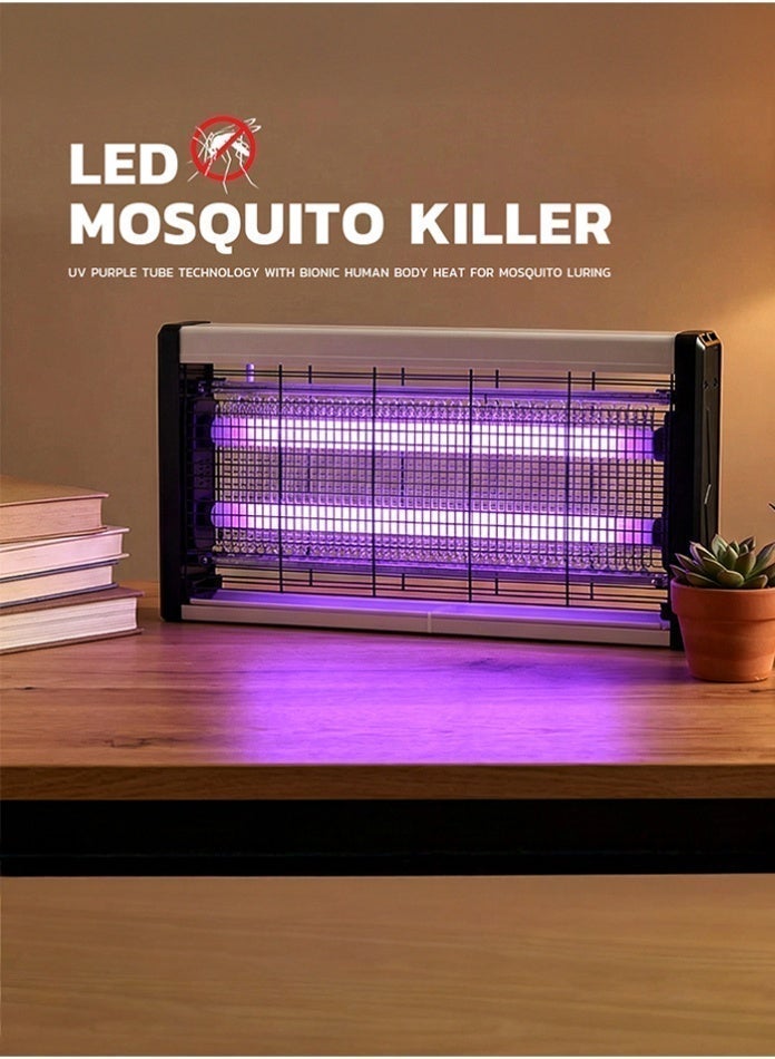 MODI Electric Flying Insect Killer Mosquito Killer Lamp Bug Zapper Hangable Indoor Outdoor Fly Trap High Voltage UV Light Insect Eliminator for Home Office Kitchen - Image 2