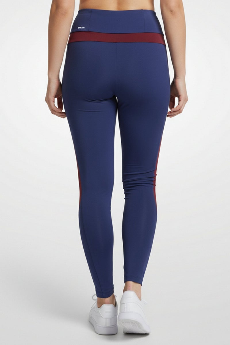 PUMA Women Sportswear Fit Training Leggings, Navy - Image 4