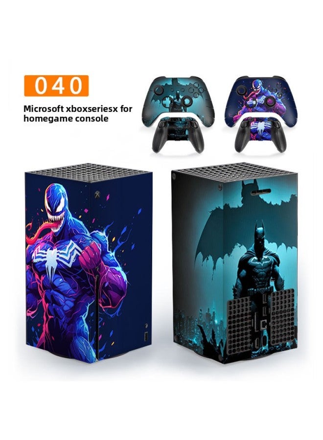 ينطبق على Microsoft Xbox Series X Home Game Console - طبقة حماية لمقبض الملحقات - ملصق Marvel - اللون: 040 - Image 1