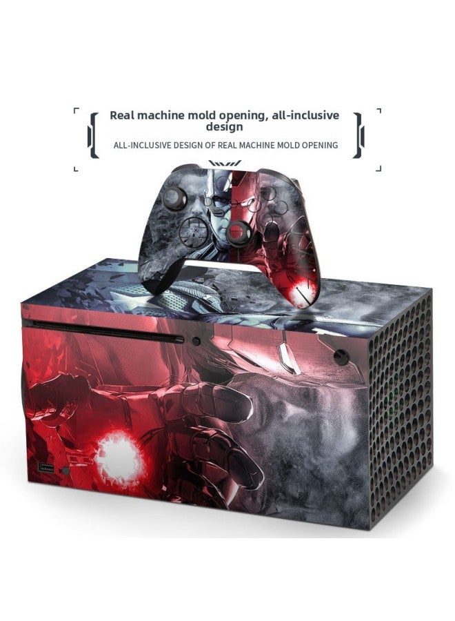 ينطبق على Microsoft Xbox Series X Home Game Console - طبقة حماية لمقبض الملحقات - ملصق Marvel - اللون: 040 - Image 4