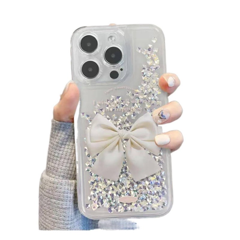 BB غطاء واقي، Butterfly، حماية من السقوط, نقشة الفراشة الفضية، مقاوم للصدمات لـ Redmi Note 13 Pro باللون الفضي باللون الأحمر - Image 4