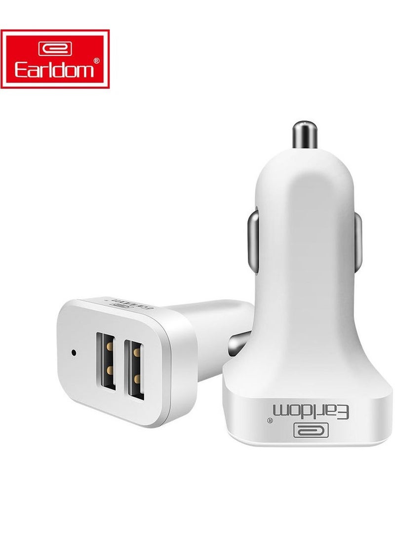 Earldom - Car Charger PD 18W Dual USB Type-C Fast Charging Adapter – OEM USB C Car Charger for iPhone & Android - Image 1