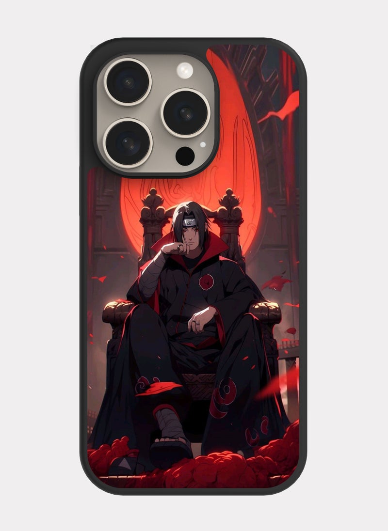 PXLAAT iPhone 15 Pro case cover Itachi Uchiha Naruto  - Image 1