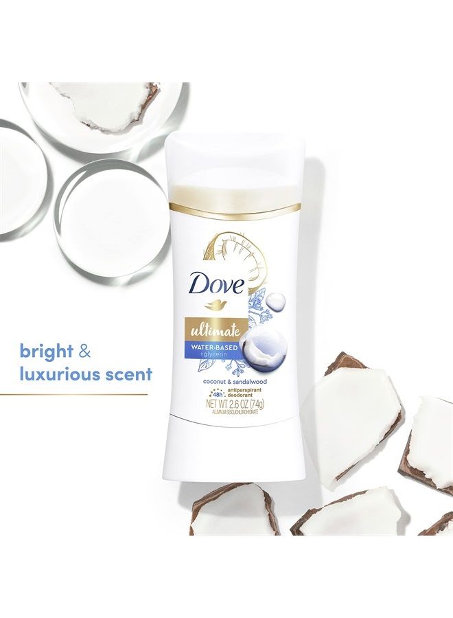 Ultimate Antiperspirant Deodorant Stick Coconut and Sandalwood 2.6 oz 2 Count