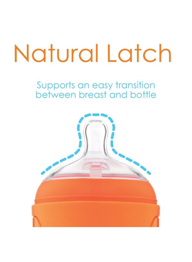 بوب يام حلمات PopYum Stage 4 Extra Fast Flow Anti-Colic، عبوة من قطعتين، 9 أشهر فما فوق، حلمة بديلة مصنوعة من السيليكون الناعم بنسبة 100% تشبه الثدي، تشبه الزجاجة - Image 3