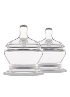 PopYum PopYum Stage 4 Extra Fast Flow Anti-Colic Nipples, 2-Pack, 9+ Months 100% Soft Silicone Natural Latch Breast-Like Bottle Replacement Nipple  - Image 1