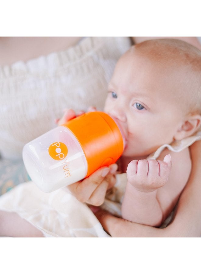 بوب يام حلمات PopYum Stage 4 Extra Fast Flow Anti-Colic، عبوة من قطعتين، 9 أشهر فما فوق، حلمة بديلة مصنوعة من السيليكون الناعم بنسبة 100% تشبه الثدي، تشبه الزجاجة - Image 2