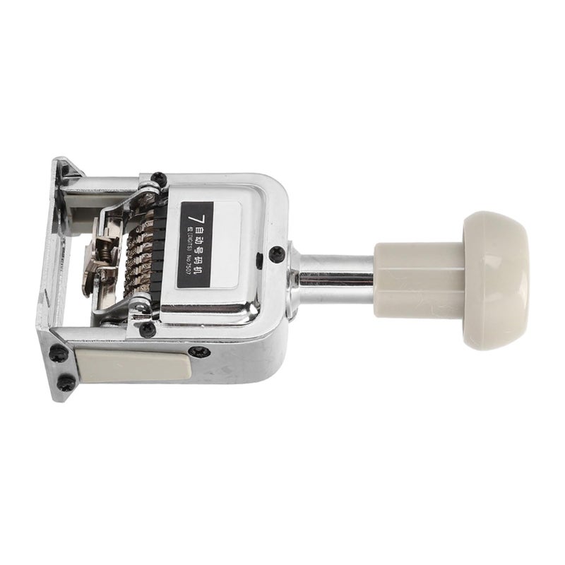 آلة ترقيم تلقائية 7 أرقام معدات مكتبية مع ختم لمستلزمات المدارس - Image 4