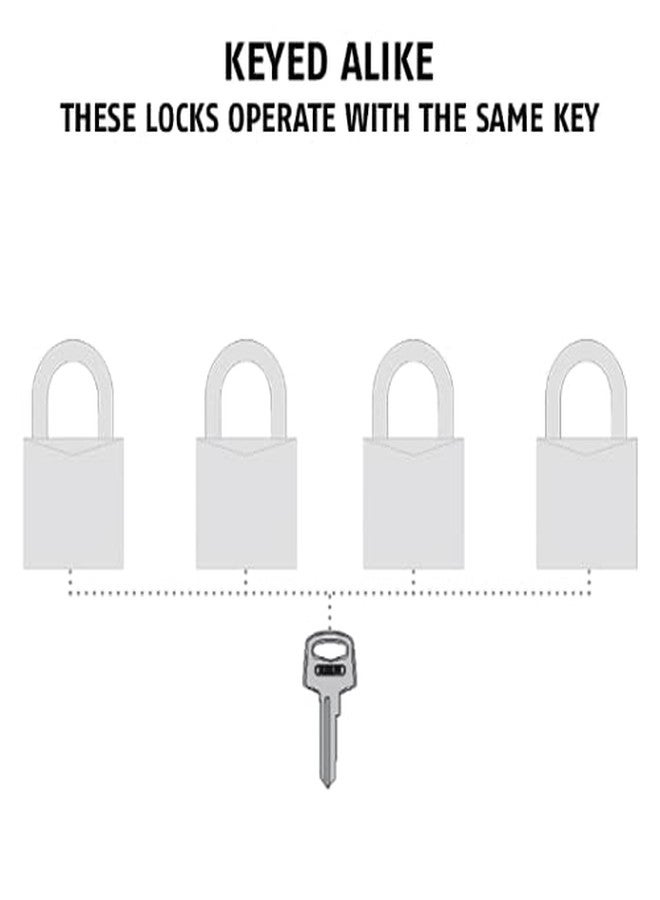 ABUS 70/35 Small Weatherproof Lock with 2 Keys for Outdoor, Storage, Marine, 1.42in (36mm) Wide (Keyed Alike, 1) - Image 2