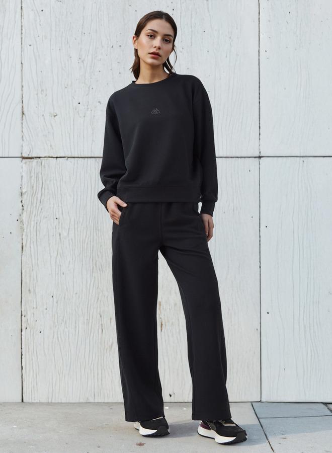 كابا سويت شيرت نسائي كابا بقصة عادية وياقة مضلعة - Image 2