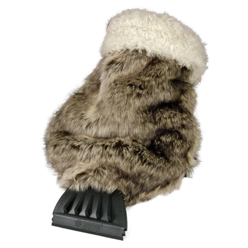 SubZero 13929 Faux Fur Ice Scraper Mitt for Car, SUV, Trucks - Image 1