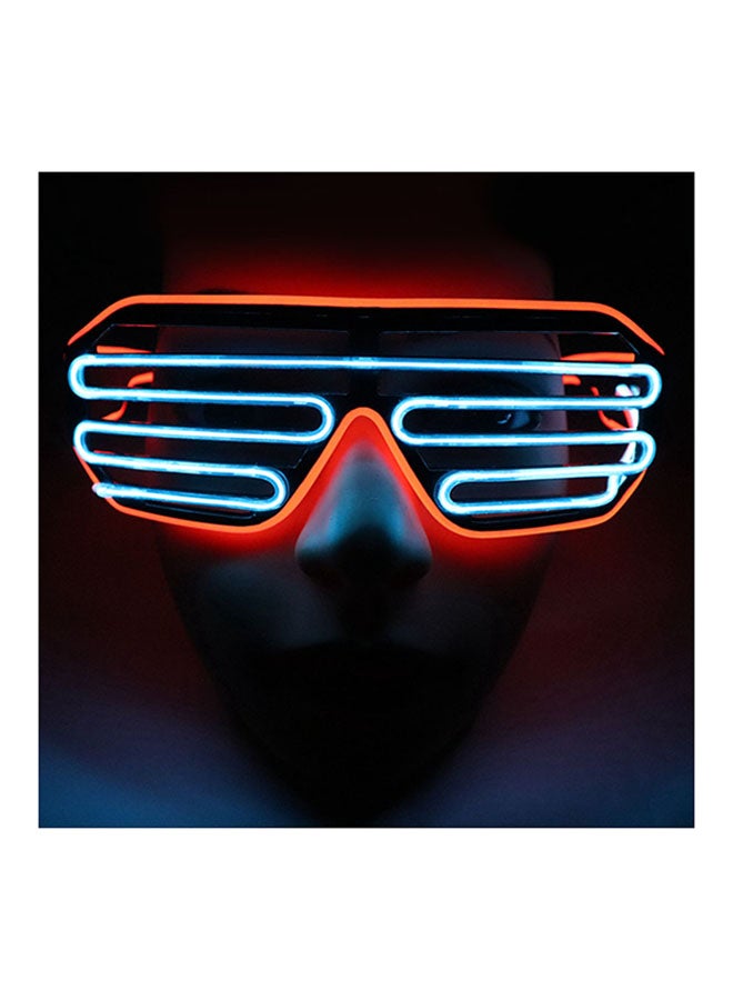 Flashing LED Glasses Light Up Party Glasses 15cm - Image 2