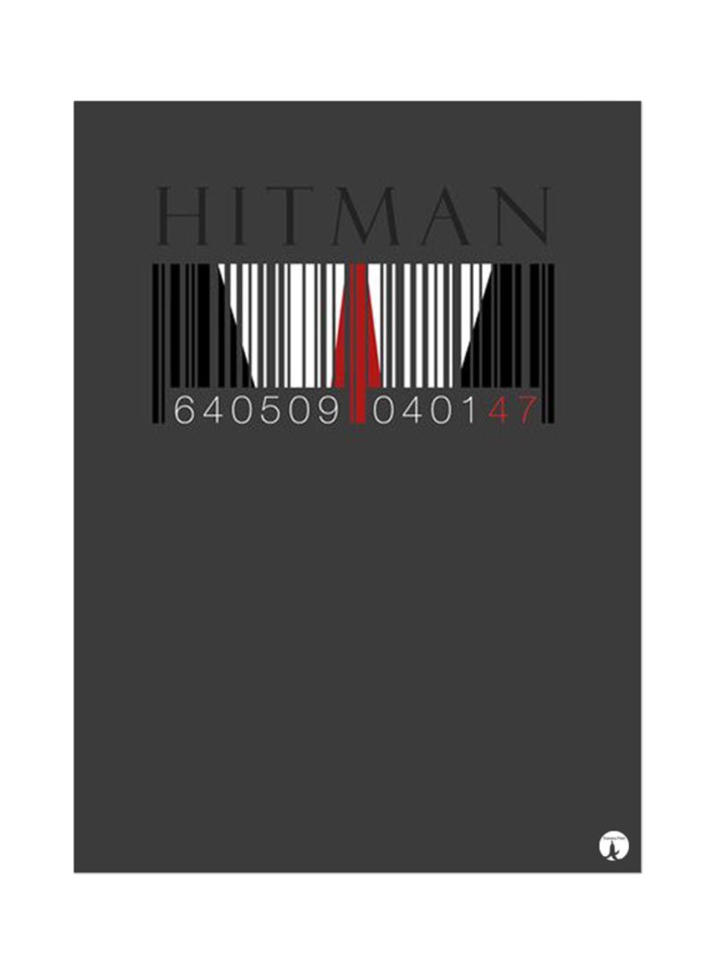 RKN The Video Game Hitman Mouse Pad Grey
