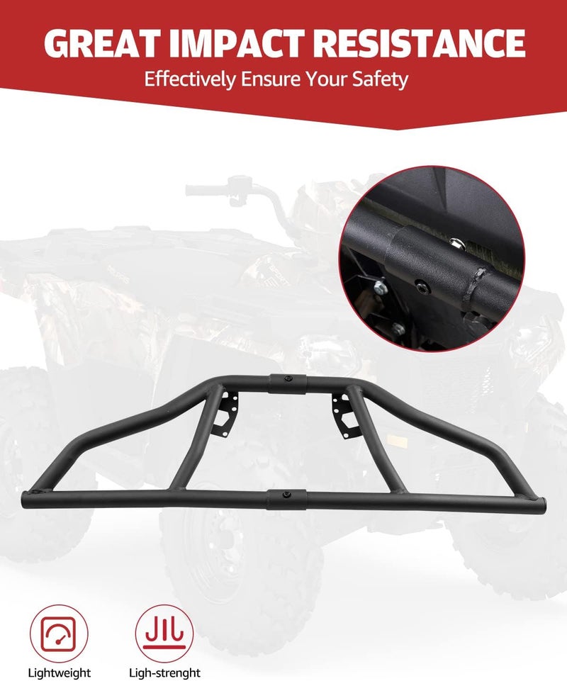 A & UTV PRO Rear Brushguard Bumper for Polaris Sportsman 570/450 HO (2014-2022) - Image 3