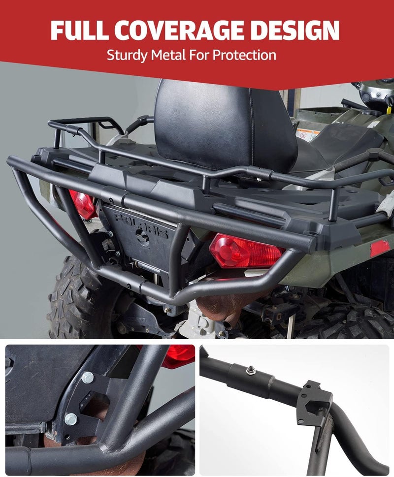A & UTV PRO Rear Brushguard Bumper for Polaris Sportsman 570/450 HO (2014-2022) - Image 4