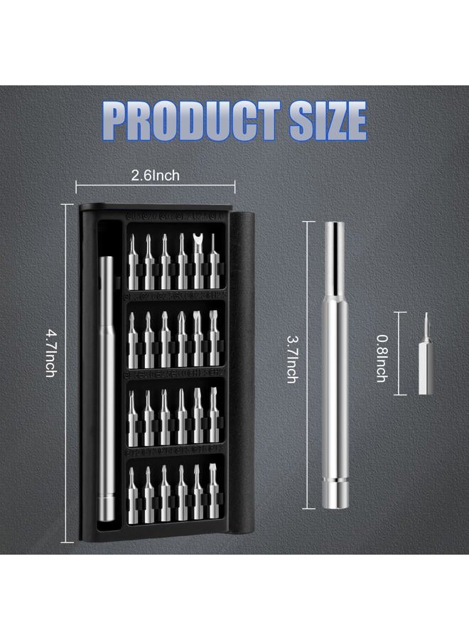Rindion 25 in 1 Precision Screwdriver Set, Mini Professional Repair Tool Kit, Super Durable Screwdriver Fits for Watch, Laptop, Eyeglasses, Computer, Electronic, Camera - Image 2