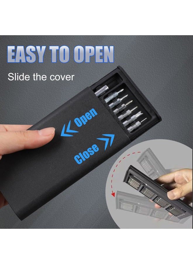Rindion 25 in 1 Precision Screwdriver Set, Mini Professional Repair Tool Kit, Super Durable Screwdriver Fits for Watch, Laptop, Eyeglasses, Computer, Electronic, Camera - Image 5