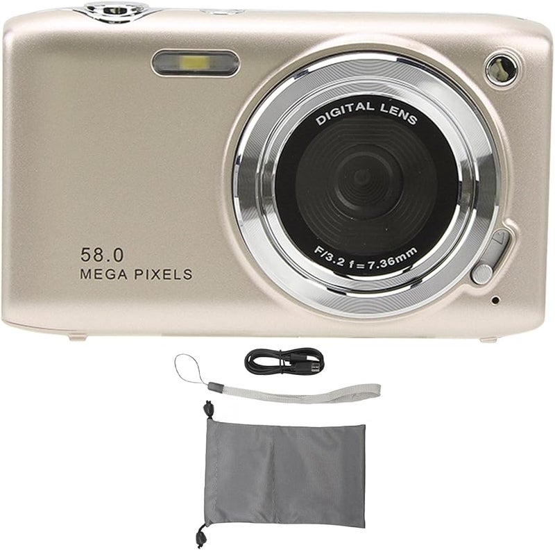 Type 1 Digital Camera 2.88 Inch Screen 58MP 4K HD Video 16X Zoom Fixed Macro - Image 1