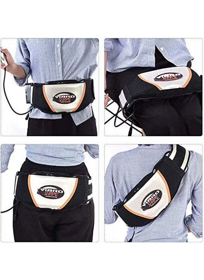 Generic Electric Slimming Belt Weight Lose Magnet Belt Vibration Massage Fat Burner Body Shake Belt Lose Weight Shake Belt Waist Trainer Belly Vibro Shape Vibrating Heating Belt for Men & Women  - Image 2