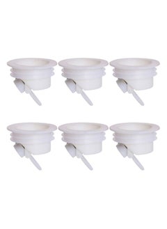 SYOSI Silicone Drain 6pcs Backflow Preventer Floor Drain Deodorant Core Drain Valve Sewer Core For Toilet Bathroom Floor Drain  - Image 1