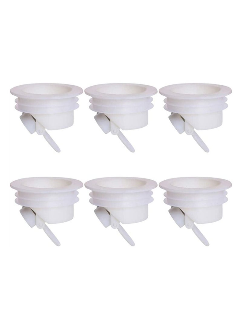 SYOSI Silicone Drain 6pcs Backflow Preventer Floor Drain Deodorant Core Drain Valve Sewer Core For Toilet Bathroom Floor Drain - Image 1
