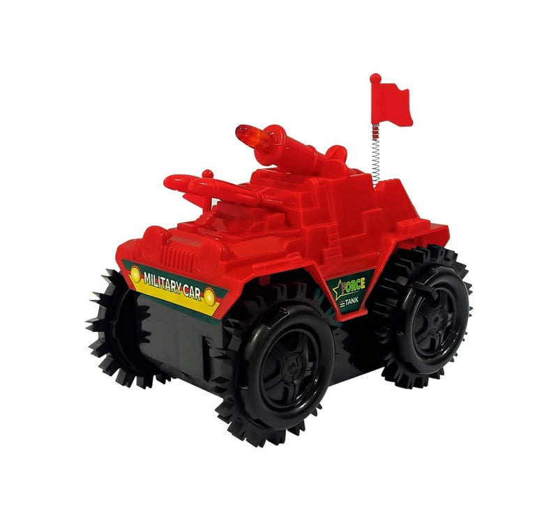 Rowan لعبة دبابة عسكرية متدحرجة للأطفال. دبابة مقاتلة متدحرجة 360 حركة بهلوانية، لعبة دبابة متدحرجة تعمل بالبطارية 3 سنوات وما فوق. - Image 1