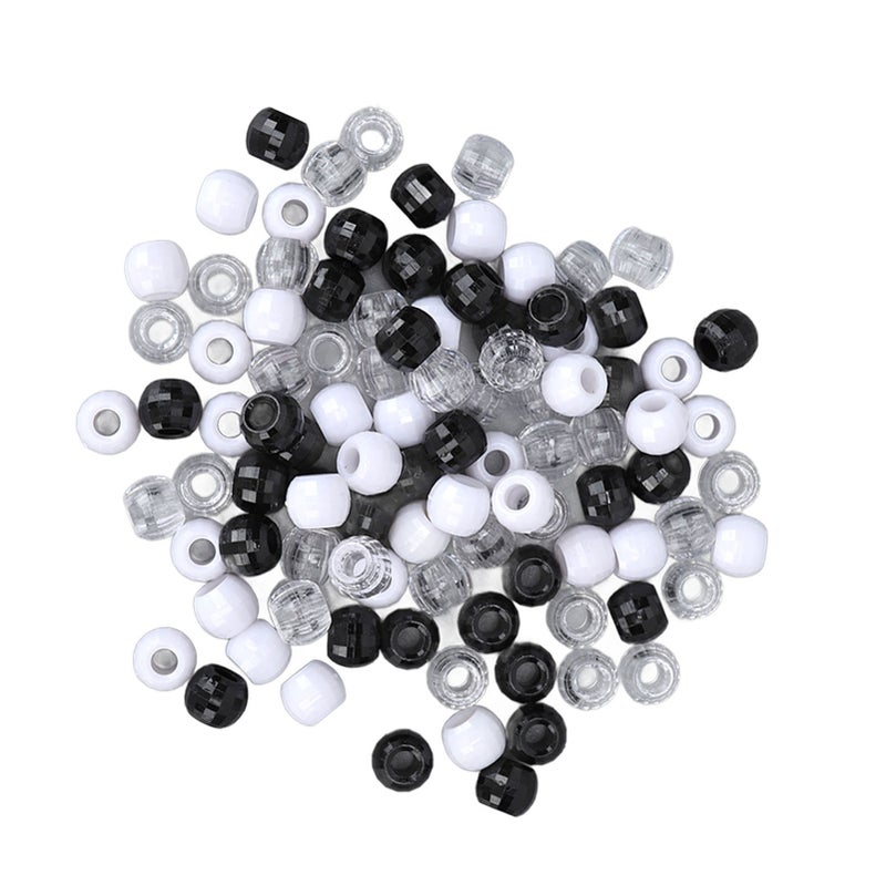 Hair Beads: 500pcs Premium Plastic - Multifunctional Design Bracelet Beads - Exquisite Vintage Style Hair Extension Ring for Braids, Ponytails, Weddings And Everyday Use - Image 5