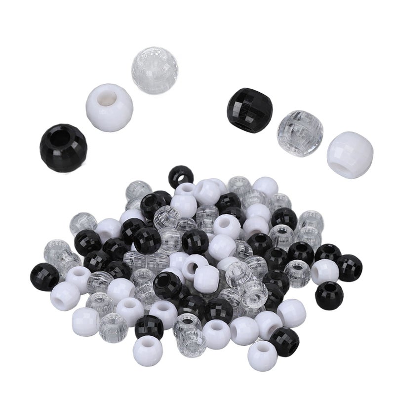Hair Beads: 500pcs Premium Plastic - Multifunctional Design Bracelet Beads - Exquisite Vintage Style Hair Extension Ring for Braids, Ponytails, Weddings And Everyday Use - Image 4