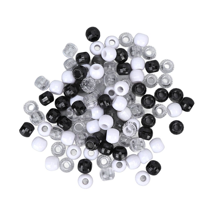 Hair Beads: 500pcs Premium Plastic - Multifunctional Design Bracelet Beads - Exquisite Vintage Style Hair Extension Ring for Braids, Ponytails, Weddings And Everyday Use - Image 1