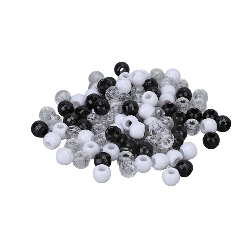 Hair Beads: 500pcs Premium Plastic - Multifunctional Design Bracelet Beads - Exquisite Vintage Style Hair Extension Ring for Braids, Ponytails, Weddings And Everyday Use - Image 2