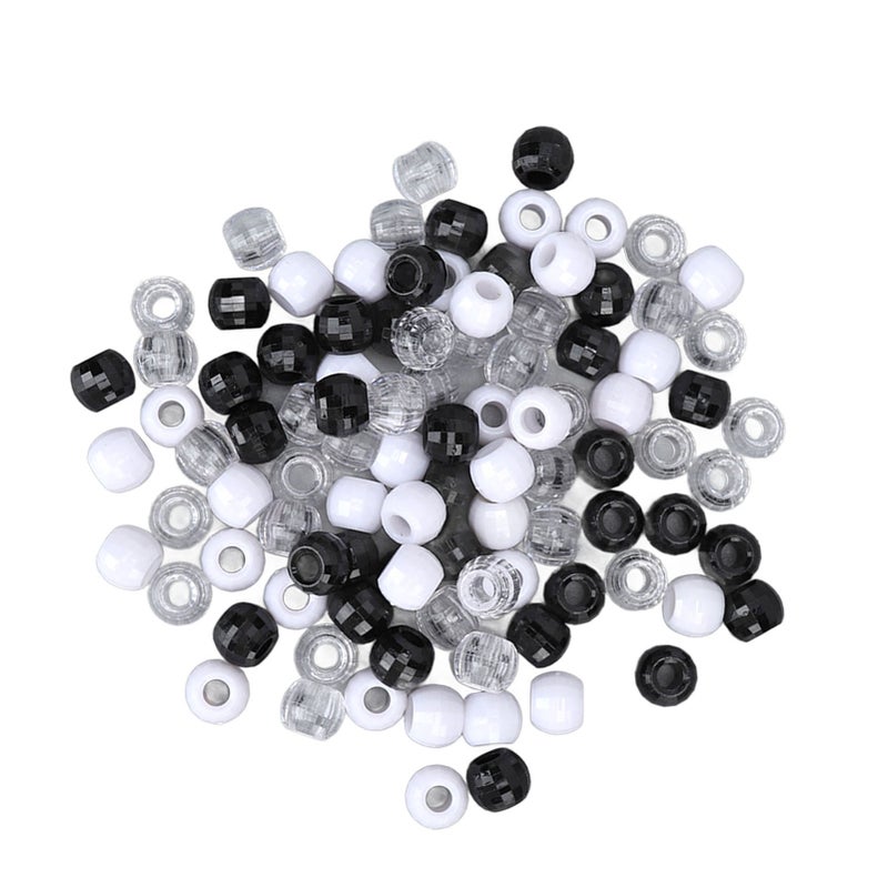 Hair Beads: 500pcs Premium Plastic - Multifunctional Design Bracelet Beads - Exquisite Vintage Style Hair Extension Ring for Braids, Ponytails, Weddings And Everyday Use - Image 3