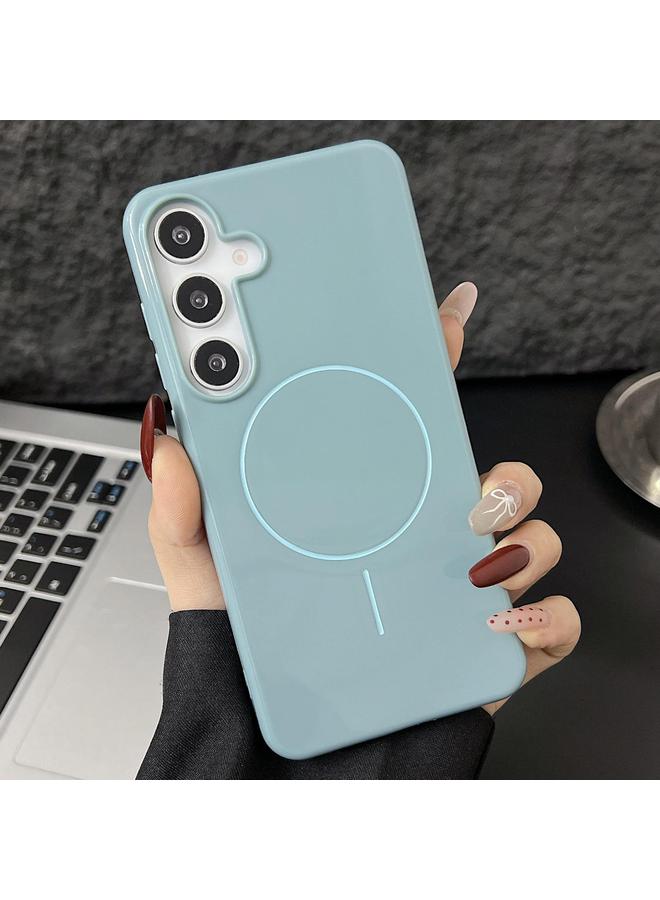 S-TOP Case For Samsung Galaxy S25+ 5G Glossy TPU Shockproof MagSafe Phone Case