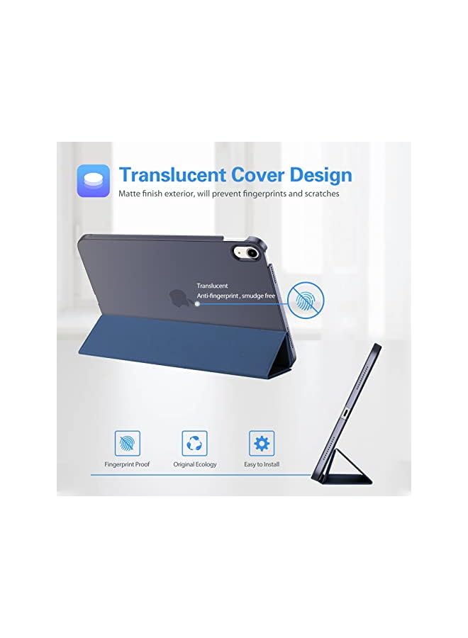 Procases For Ipad 10Th Generation Case 2022 Ipad 10.9 Inch Case, Ipad 10 Case Slim Stand Hard Shell Back Protective Smart Cover For 10.9” Ipad 10Th Gen 2022 Release A2696 A2757 A2777 -Darkblue - Image 2