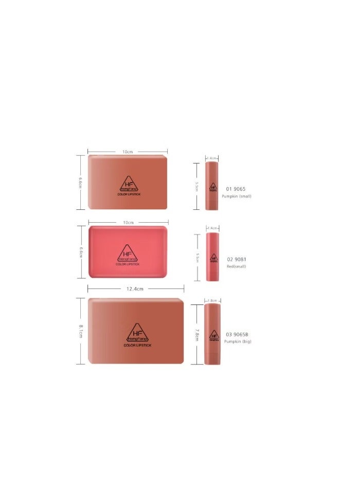 هينغ فانغ مجموعة أحمر شفاه صغيرة متعددة الألوان من 6 قطع - Image 3