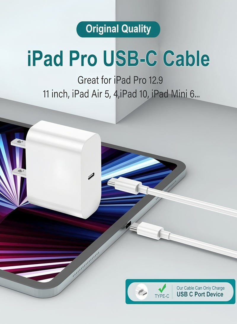 Apluynm 3Pack USB C Cable 1M, 66W Power Delivery PD Fast charge Cable USB C to USB C for iPhone 15 Pro/15 Pro Max/15/15 Plus, iPad mini 6, MacBook Pro/Air, iPad Pro, Samsung S23+, Huawei P60, etc white - Image 3
