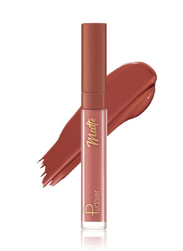 pudaier Pudaier Water Mist Liquid Lipstick: Rich Pigmentation & Hydrating Matte Finish Waterproof, Smudge-Proof, Long-Lasting Comfort – Shade 03#  - Image 3